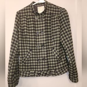 Flying Tomato Green and Black Medium jacket plaid